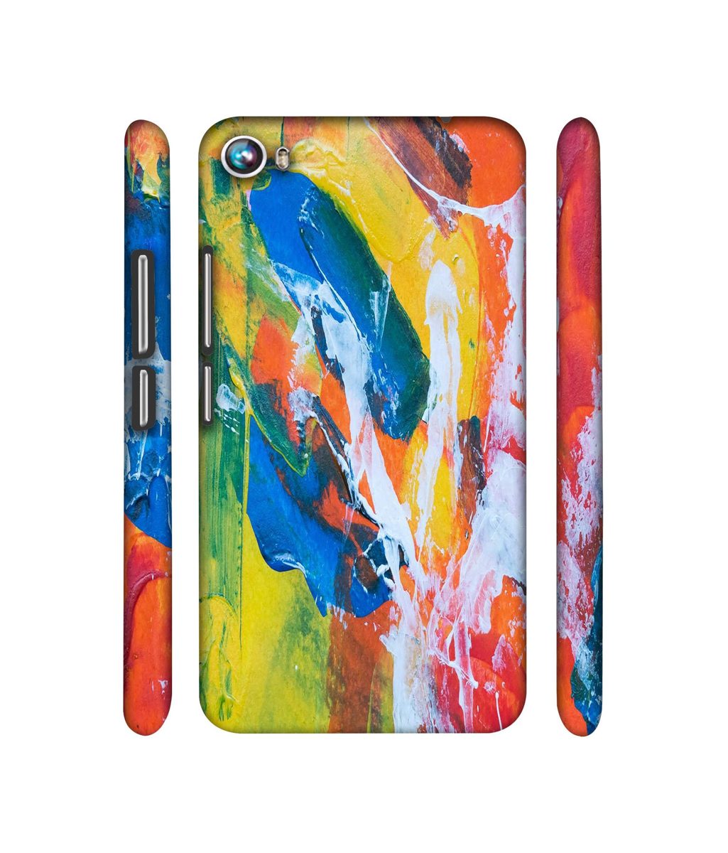 Amazon Brand - Solimo Designer Multicolor Paint On Wall 3D Printed Hard Back Case Mobile Cover for Micromax Canvas Fire 4 A107