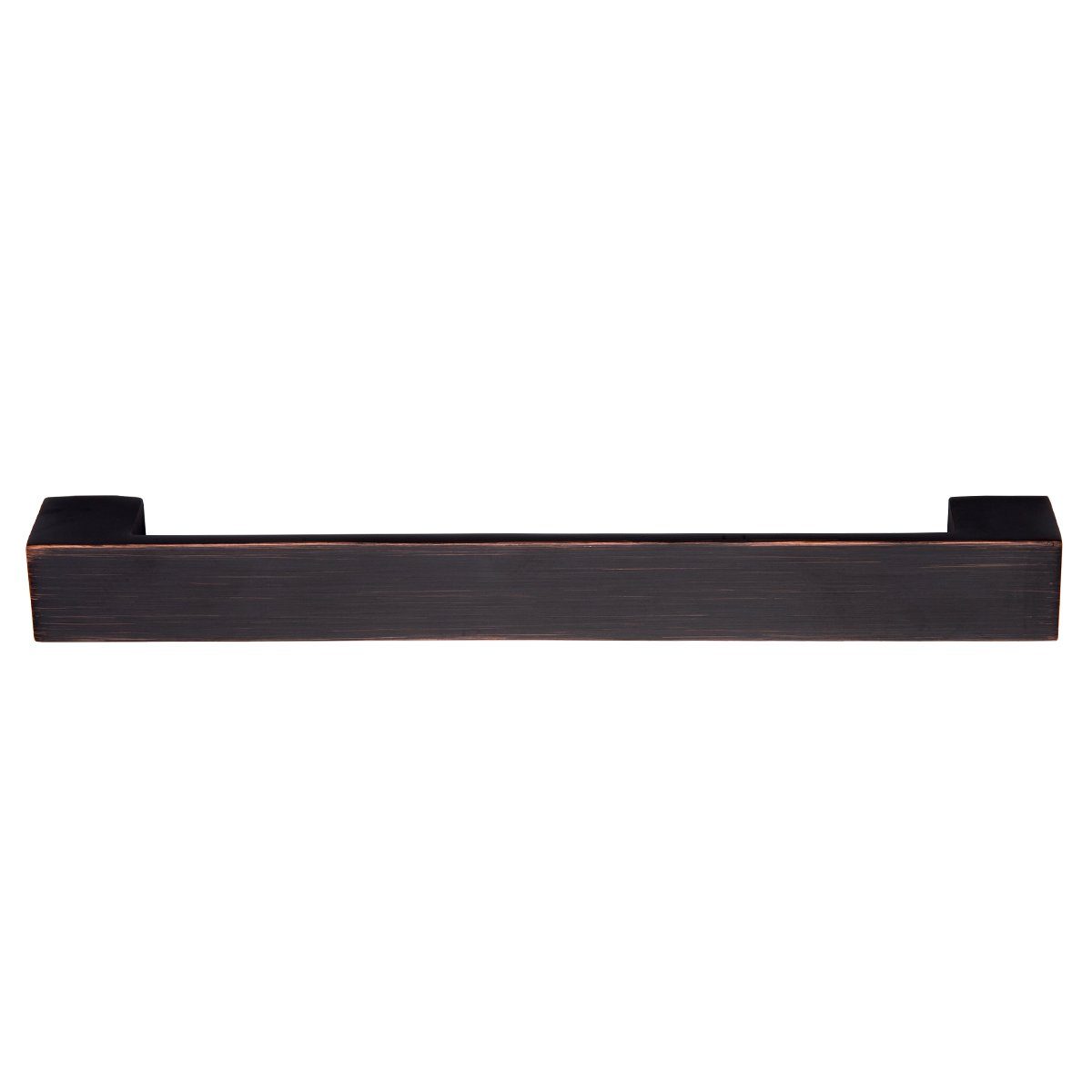 AmazonBasics Short Modern Cabinet Handle, 8.94" Length (7.56" Hole Center), Oil Rubbed Bronze, 10-Pack