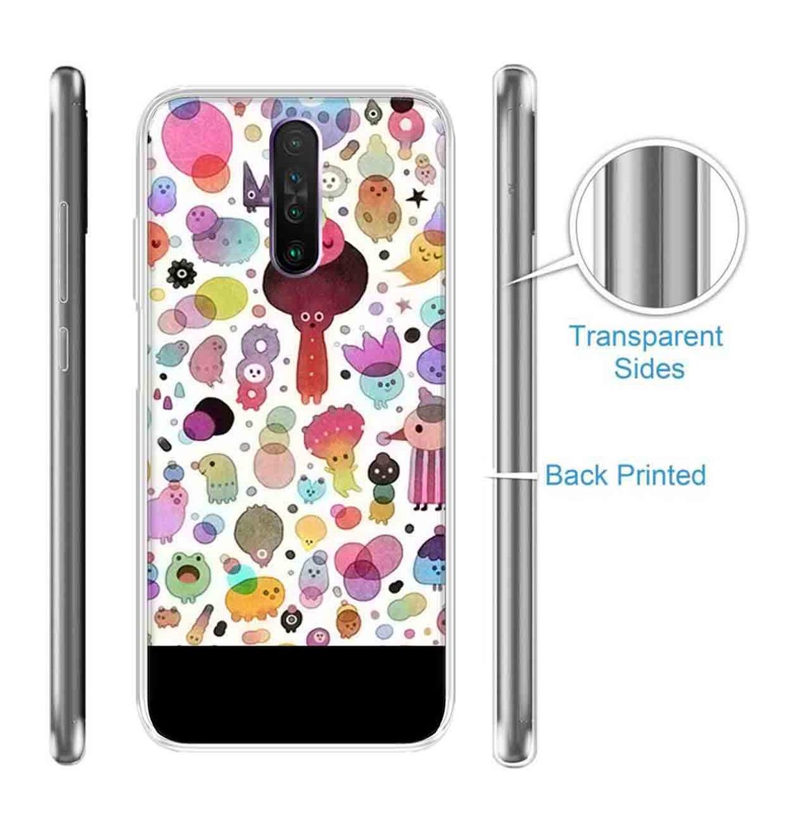 Amazon Brand - Solimo Designer Multicolor Panda Pattern Printed Soft Back Case Mobile Cover for Poco X2 / Xiaomi Redmi K30