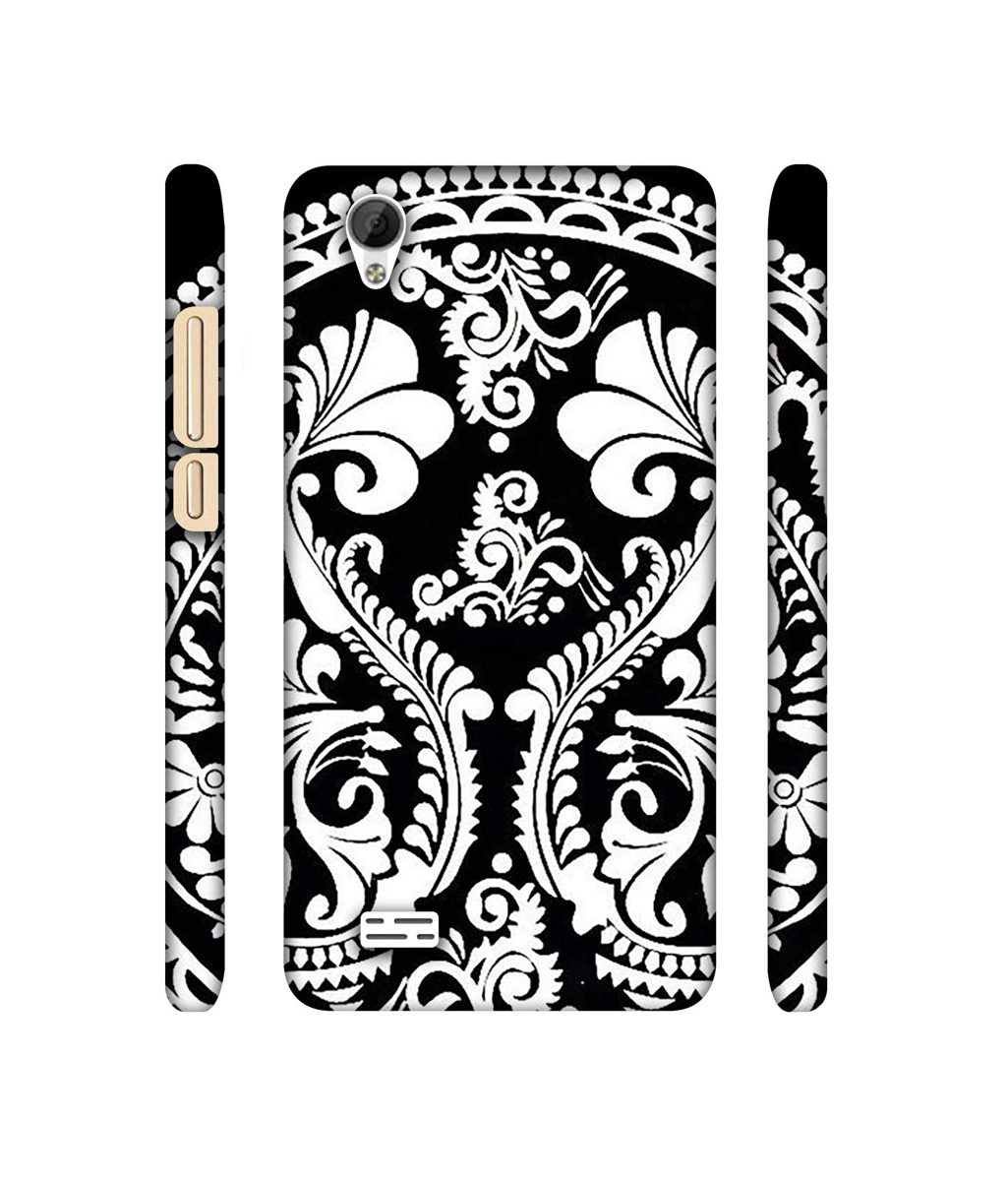 Amazon Brand - Solimo Designer Round White Rangoli 3D Printed Hard Back Case Mobile Cover for Vivo Y31