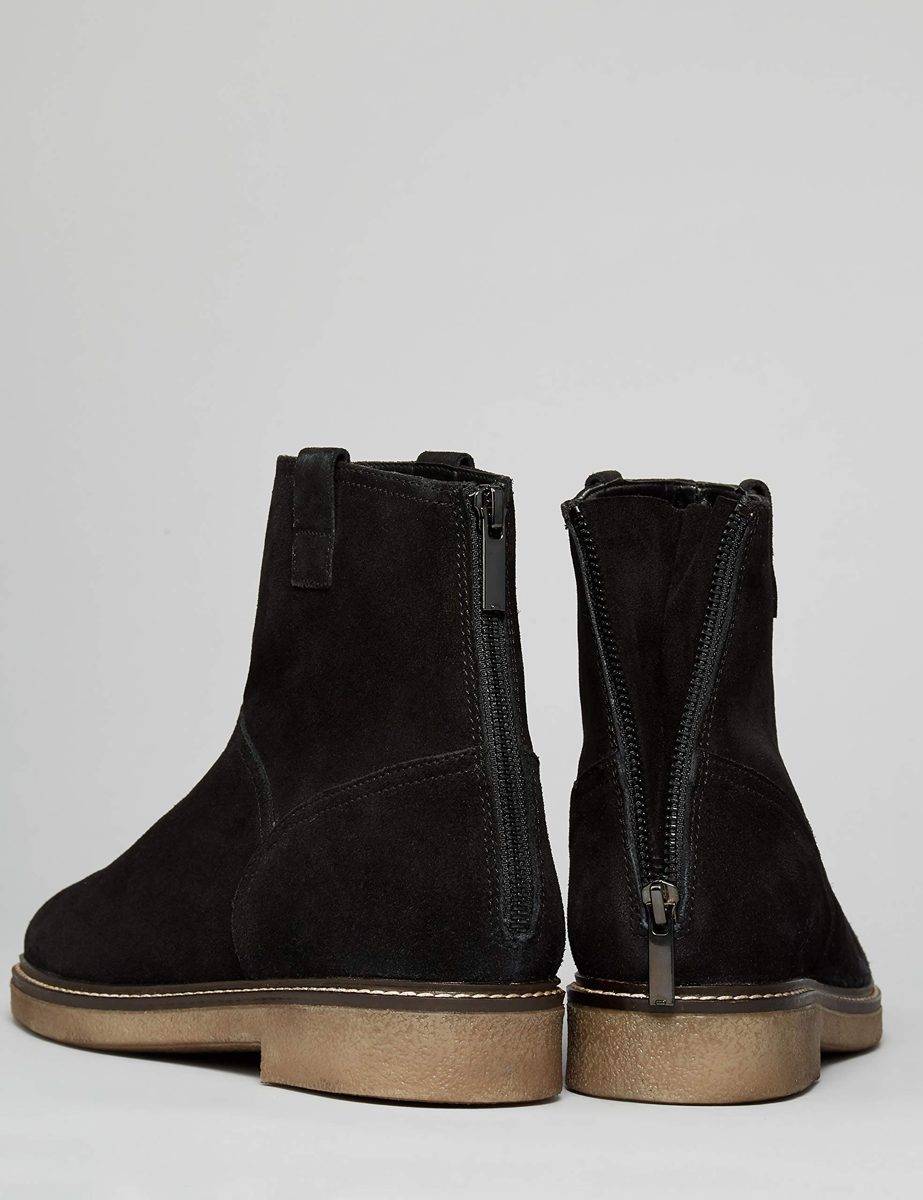 Amazon Brand: Find Pull On Leather Gumsole Women's Ankle Boots