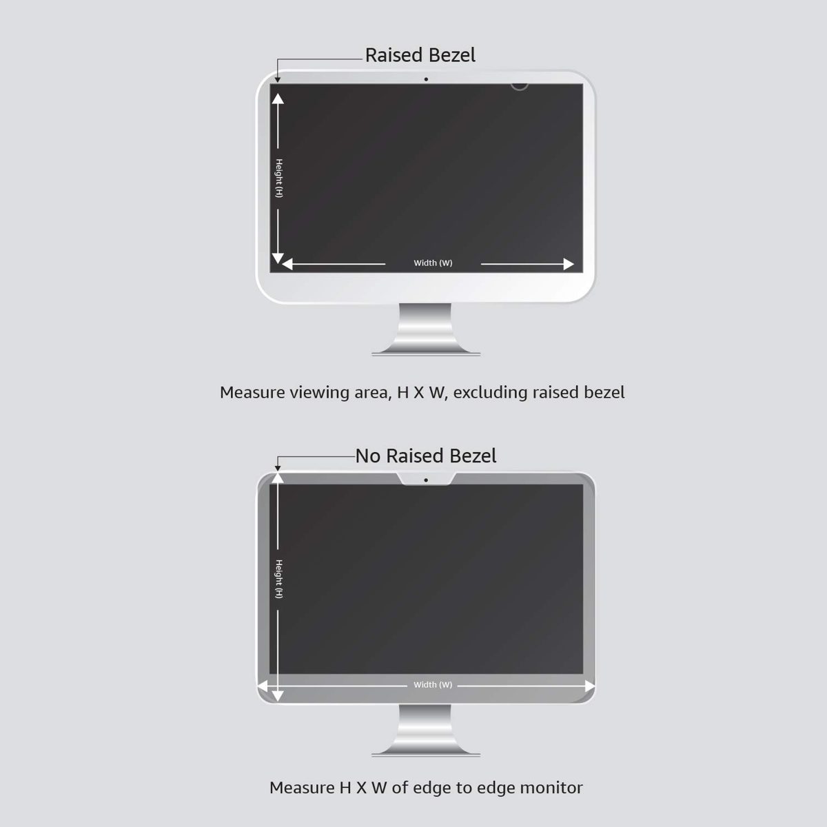 AmazonBasics Privacy Screen Filter - 24-Inch 16:9 Widescreen Monitor