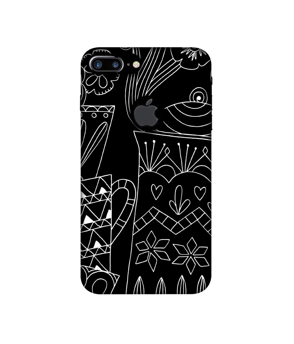 Amazon Brand - Solimo Designer Tea Pot 3D Printed Hard Back Case Mobile Cover for Apple iPhone 7 Plus (Logo Cut)