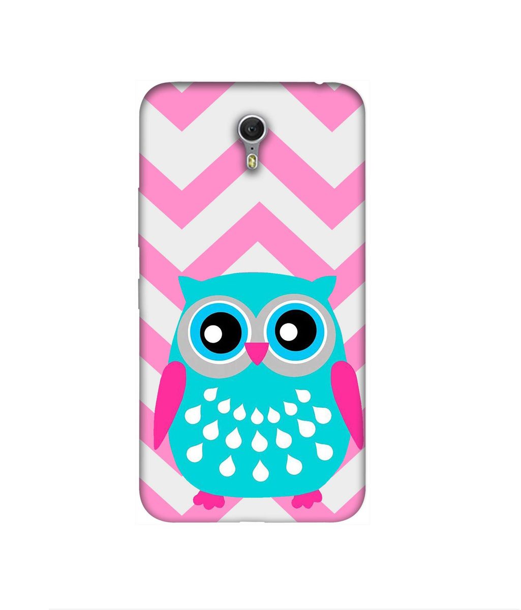 Amazon Brand - Solimo Designer Sky Blue Owl 3D Printed Hard Back Case Mobile Cover for Lenovo ZUK Z1