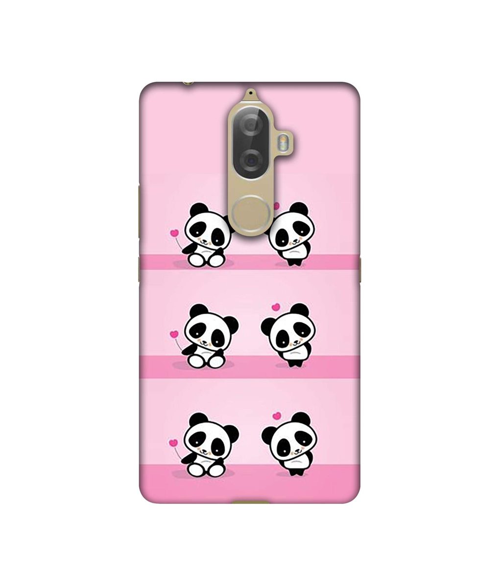 Amazon Brand - Solimo Designer Panda Pattern UV Printed Soft Back Case Mobile Cover for Lenovo K8 Plus