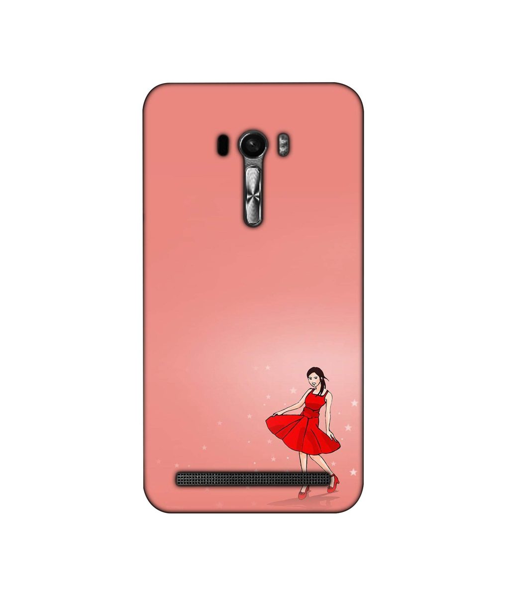 Amazon Brand - Solimo Designer Red Dress Lady 3D Printed Hard Back Case Mobile Cover for Asus Zenfone Selfie ZD551KL