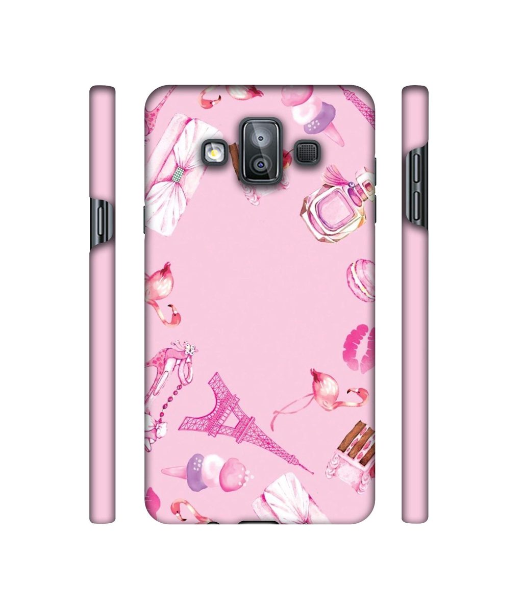 Amazon Brand - Solimo Designer Ladies Accessories 3D Printed Hard Back Case Mobile Cover for Samsung Galaxy J7 Duo