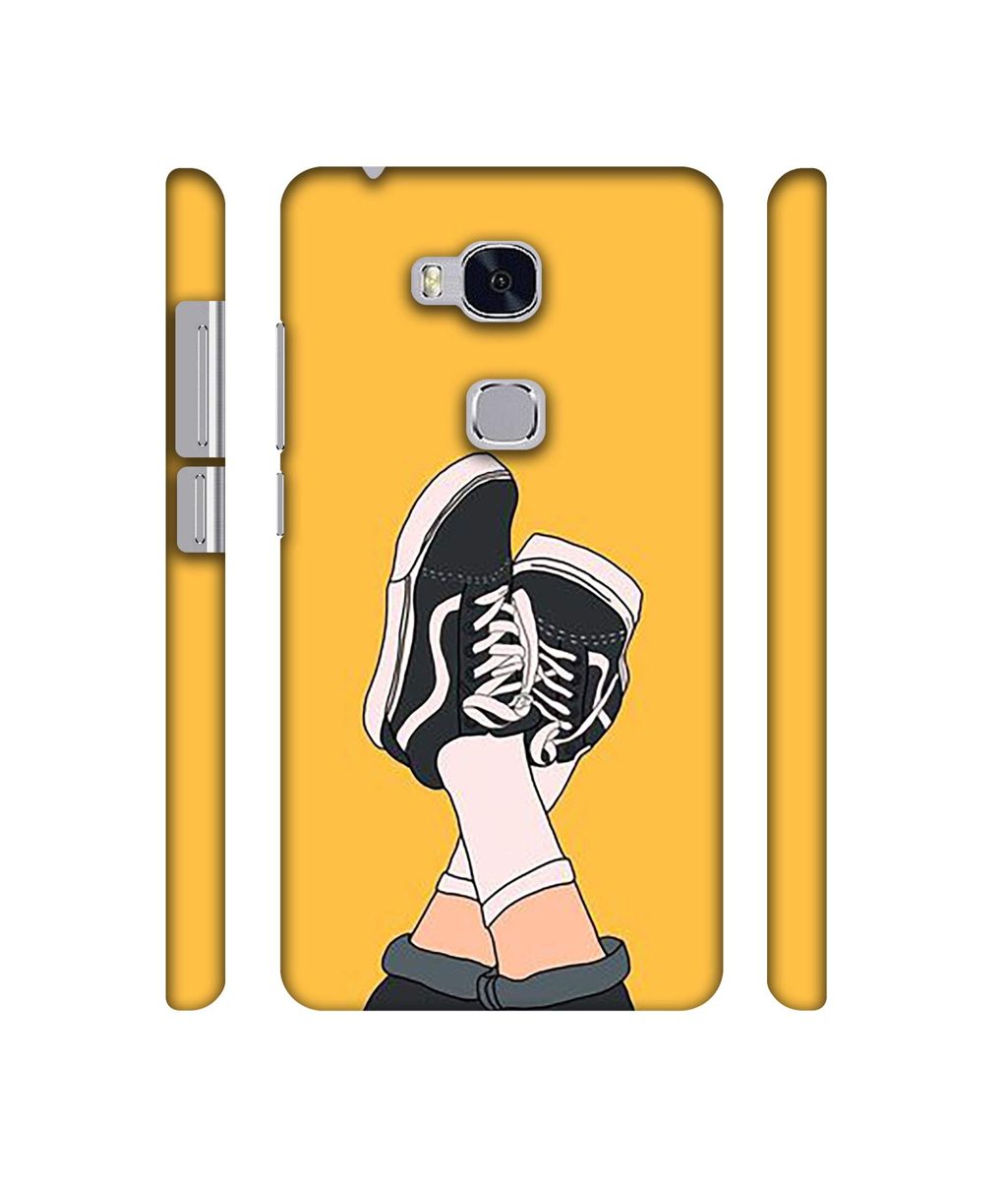Amazon Brand - Solimo Designer Boy Shoes Pattern 3D Printed Hard Back Case Mobile Cover for Huawei Honor 5X