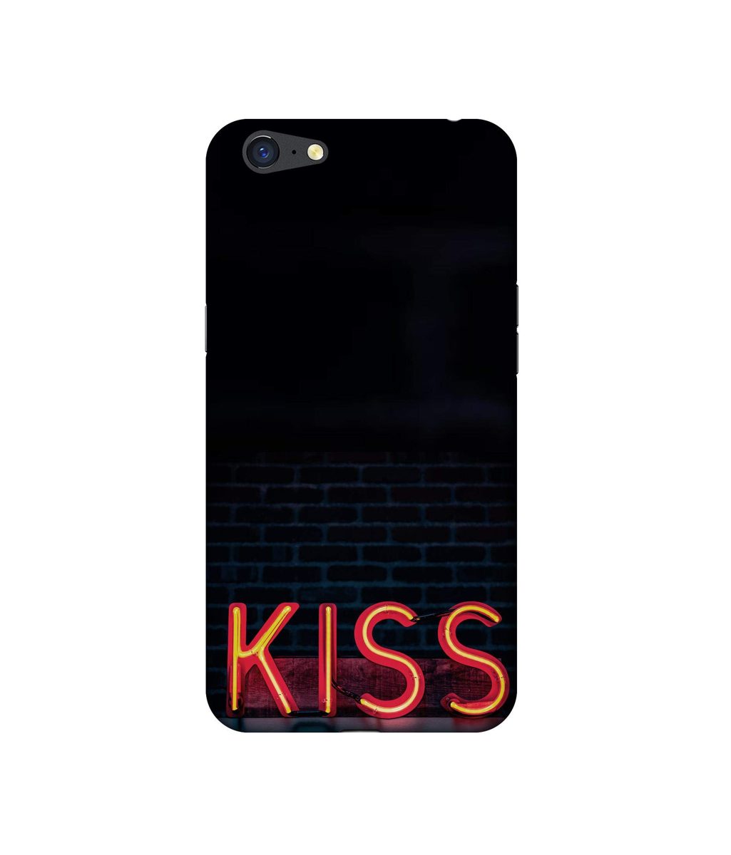 Amazon Brand - Solimo Designer Kiss 3D Printed Hard Back Case Mobile Cover for Oppo A71