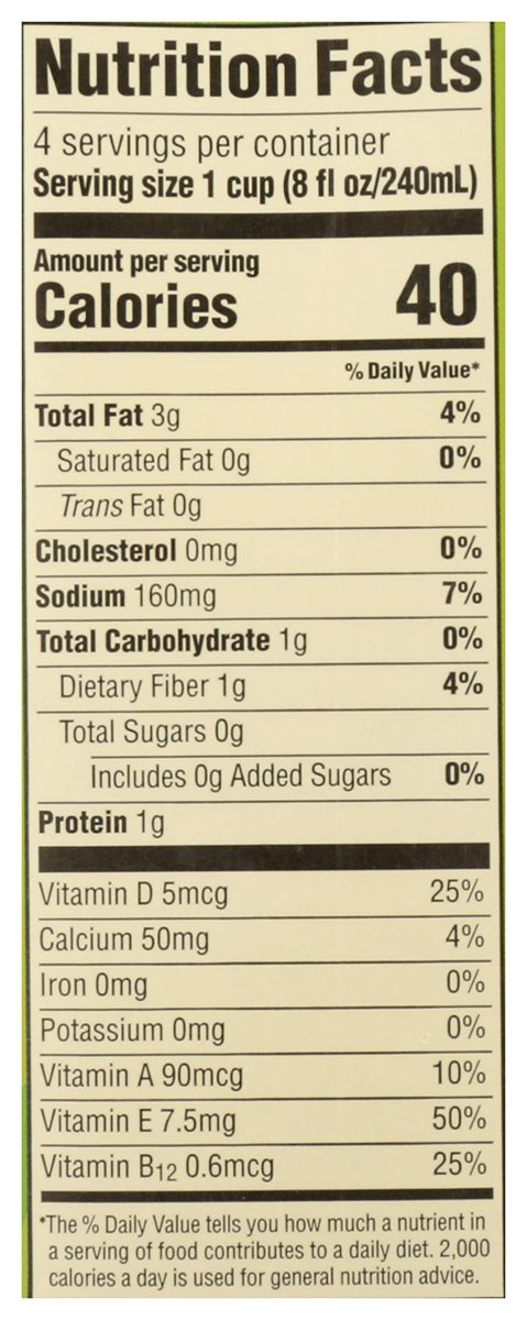 365 by Whole Foods Market, Organic Unsweetened Almond Milk, Chocolate, 32 Fl Oz