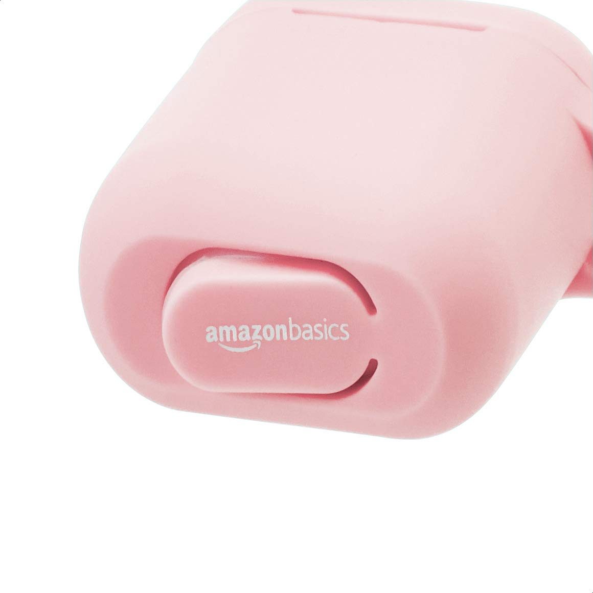 AmazonBasics Premium AirPods Case Compatible with Apple AirPods 1st and 2nd Generation Pink