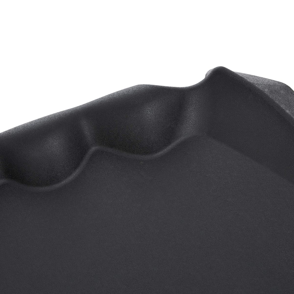 AmazonBasics Ergonomic Anti-Fatigue Standing Desk Mat, Office Mat, Acupuncture Stimulating Surface, 80 x 62.5 x 7.6 cm, Black, Pack of 4