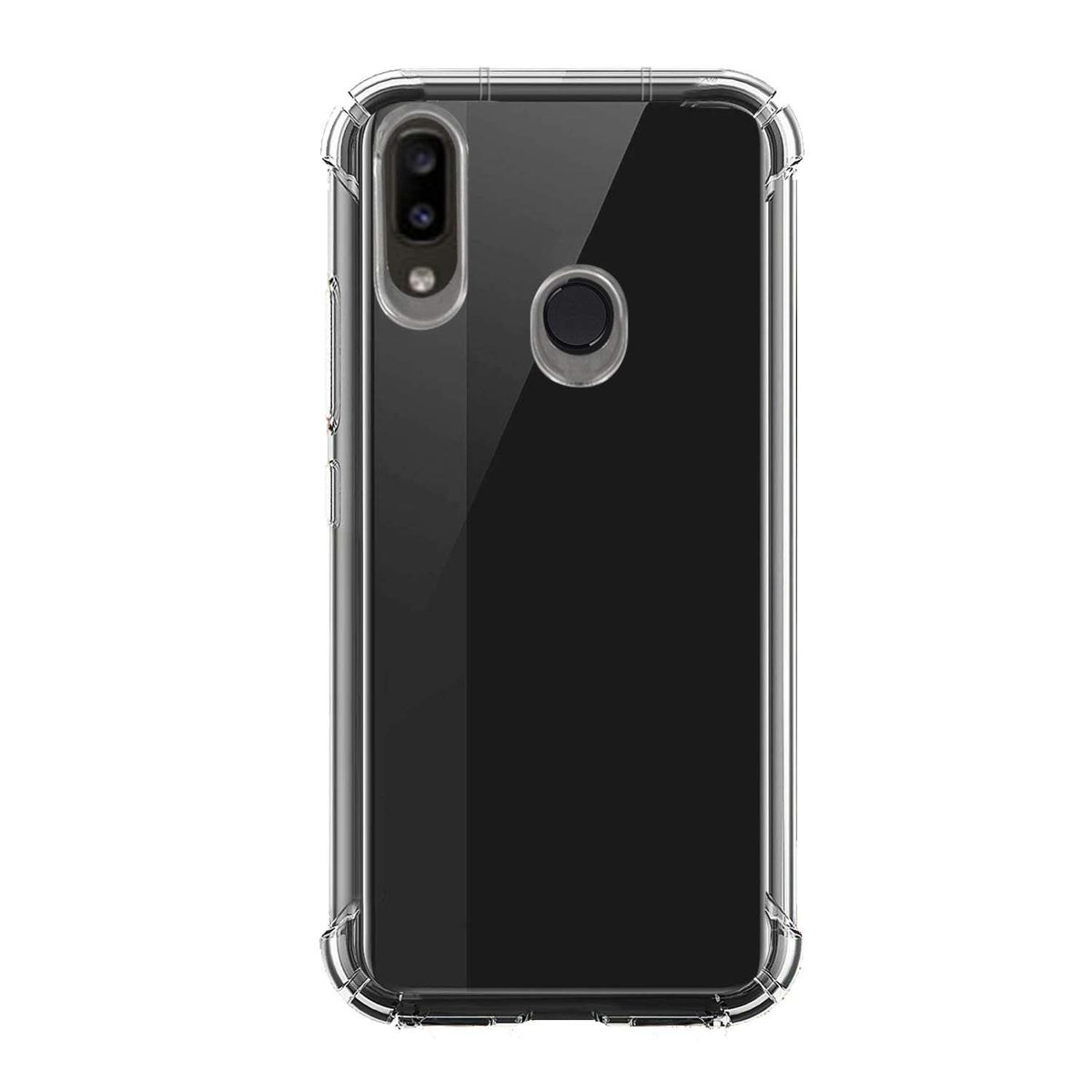 (Renewed) Amazon Brand - Solimo Protective Mobile Cover (Soft & Flexible Back Case) for Samsung Galaxy A20 (Transparent)