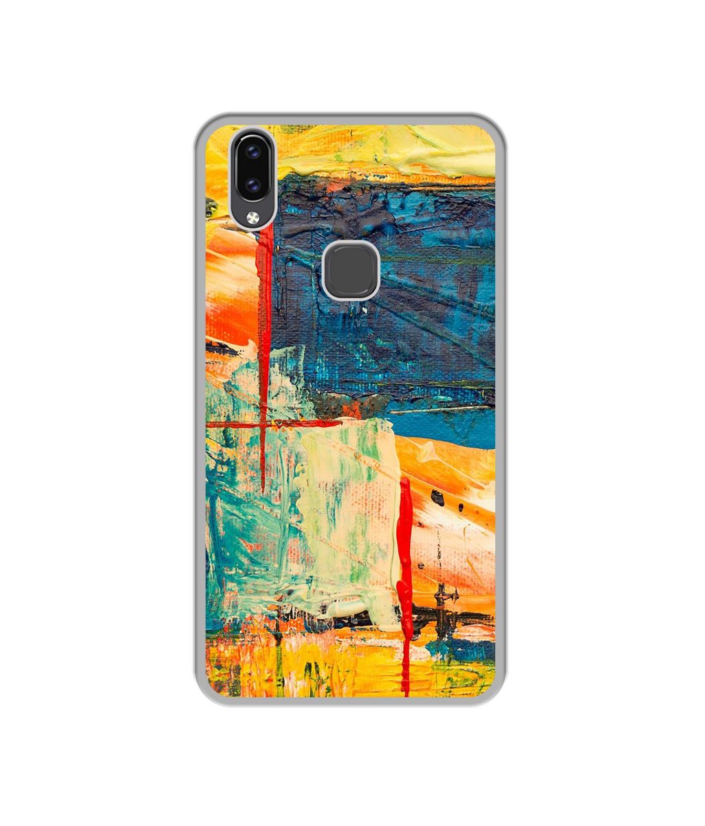 Amazon Brand - Solimo Designer Multicolor Box UV Printed Soft Back Case Mobile Cover for Vivo V9