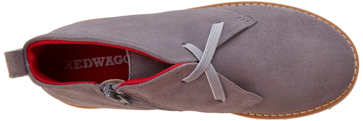 Red Wagon Girls' Muck Desert Boots, Grey, 4 us