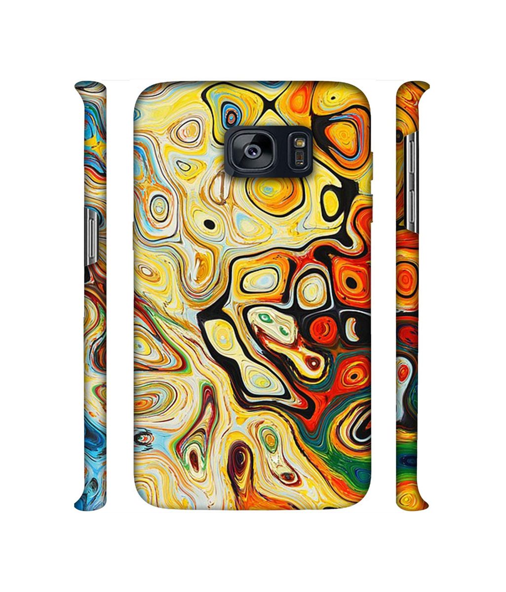 Amazon Brand - Solimo Designer Multicolor Smash Paint 3D Printed Hard Back Case Mobile Cover for Samsung Galaxy S7 Edge