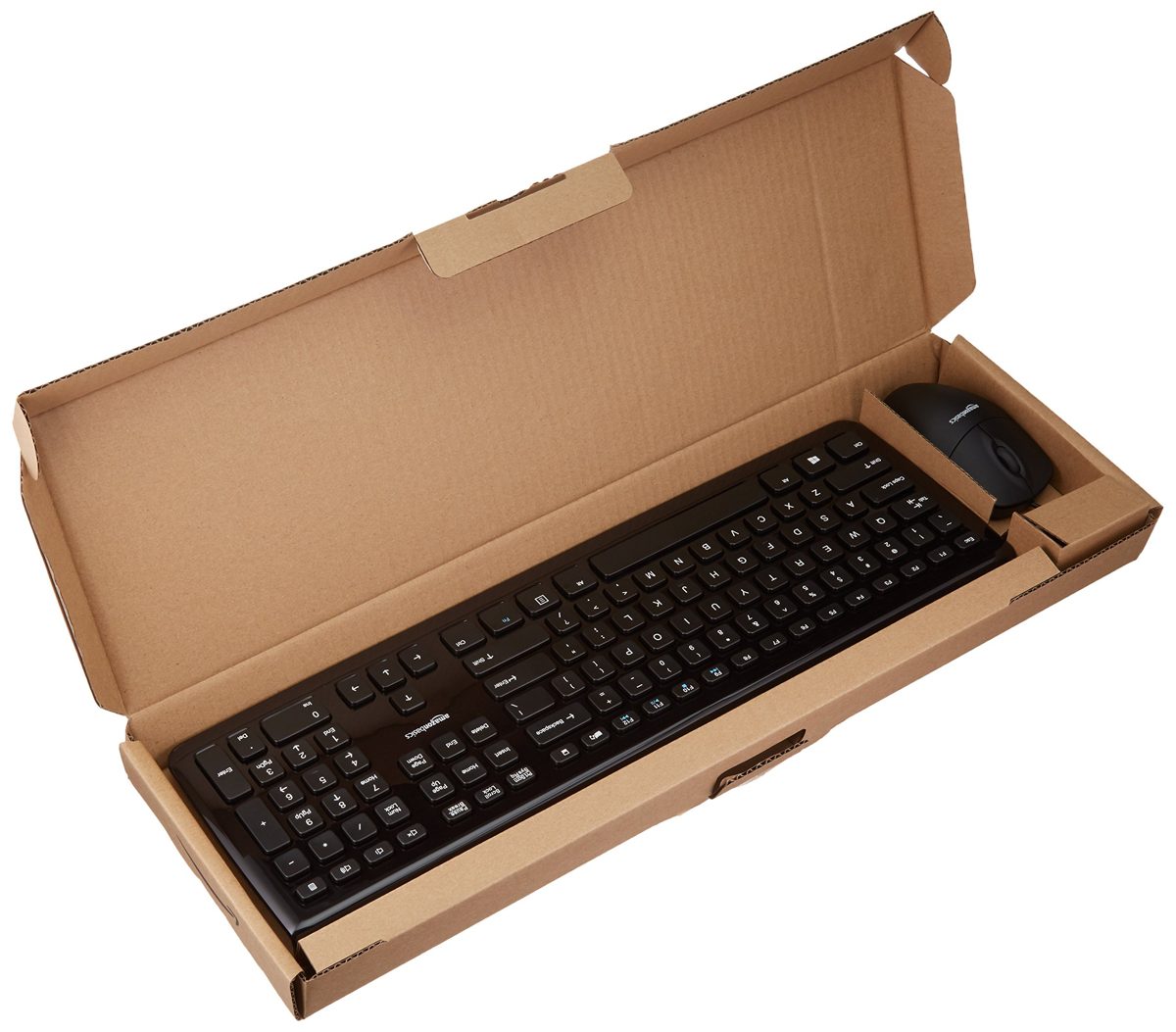 AmazonBasics Wired Keyboard and Wired Mouse Pack