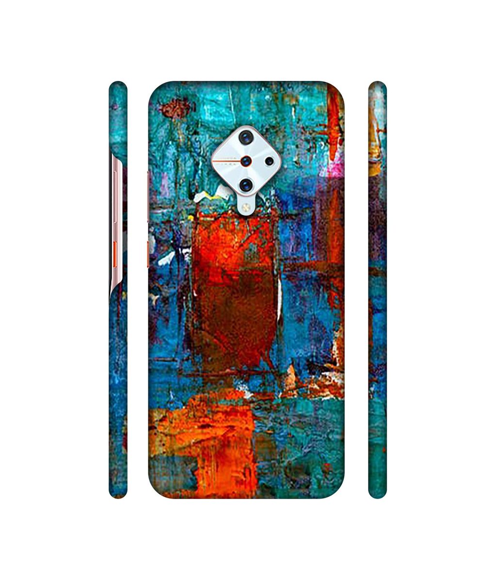 Amazon Brand - Solimo Designer Rectangle Color 3D Printed Hard Back Case Mobile Cover for Vivo S1 Pro