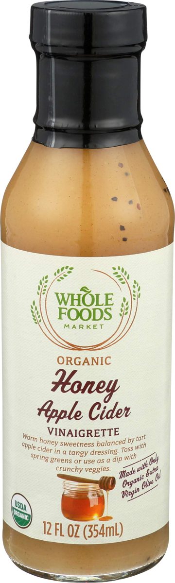WHOLE FOODS MARKET Honey Apple Cider Vinaigrette, 12 FZ