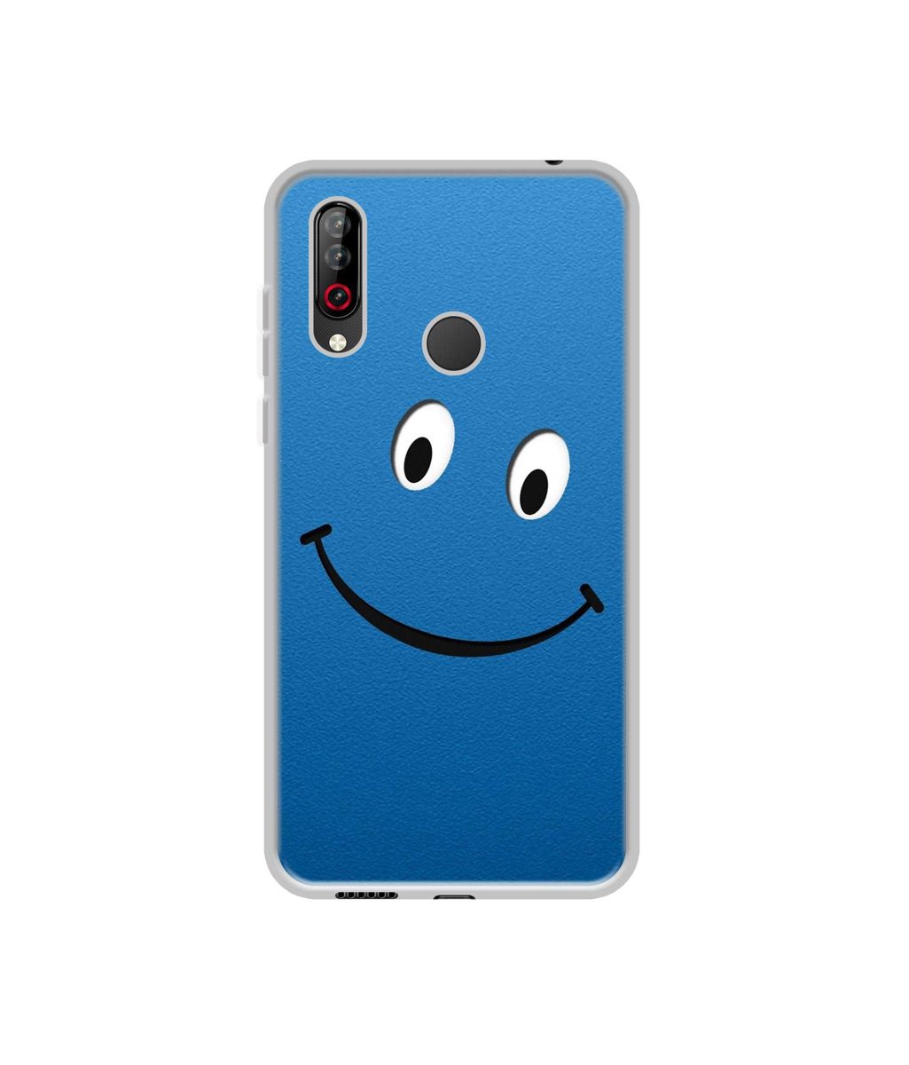 Amazon Brand - Solimo Designer Happy UV Printed Soft Back Case Mobile Cover for LG W30