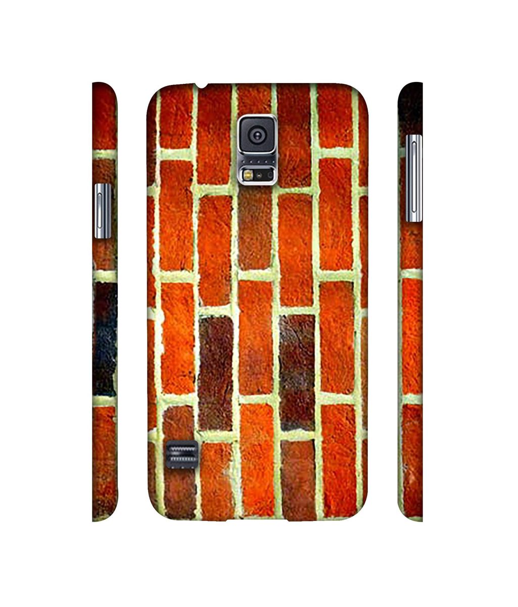 Amazon Brand - Solimo Designer Brick Texture 3D Printed Hard Back Case Mobile Cover for Samsung Galaxy S5 i9600