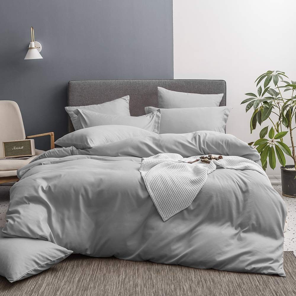 UMI Merryfeel Microfibre Duvet Cover Set, Light and Soft