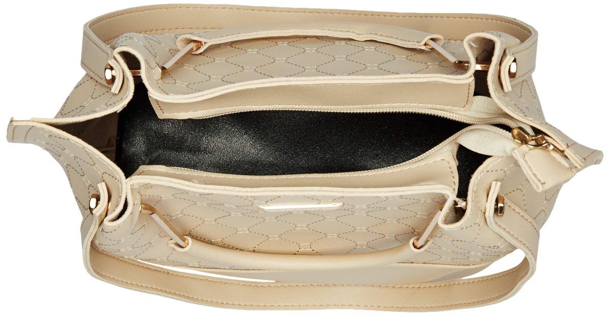 Flavia Women's Handbag (Beige)