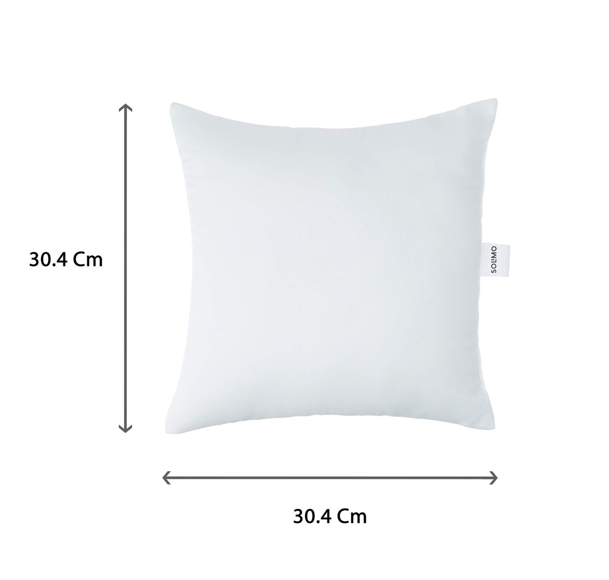 Amazon Brand - Solimo Microfibre Filled Cushion,12x12 Inch, Set of 3