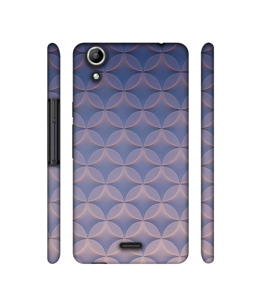 Amazon Brand - Solimo Designer Circle Texture 3D Printed Hard Back Case Mobile Cover for Micromax Canvas Selfie 2 Q340