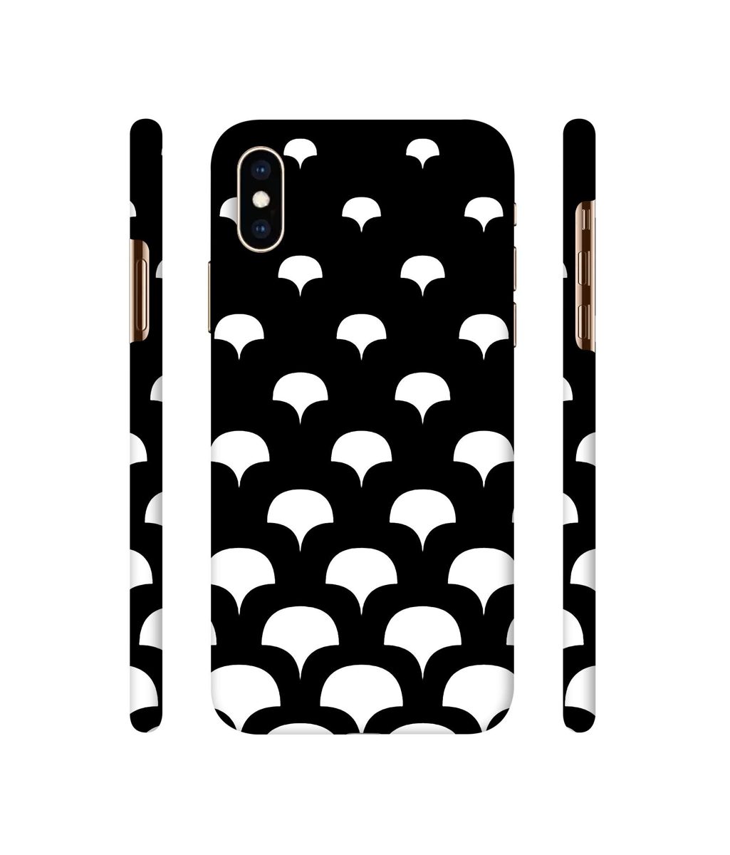 Amazon Brand - Solimo Designer White Texture 3D Printed Hard Back Case Mobile Cover for Apple iPhone Xs Max