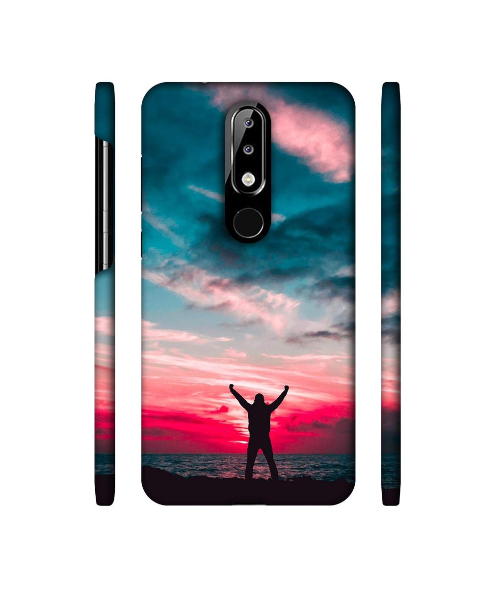 Amazon Brand - Solimo Designer Nature Painting 3D Printed Hard Back Case Mobile Cover for Nokia 5.1 Plus