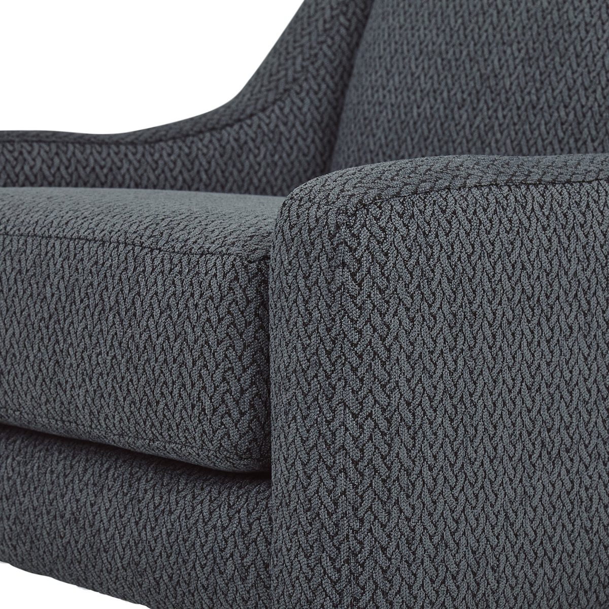 Amazon Brand – Stone & Beam St. Cloud Modern Armless Accent Chair, 32"W, Steel