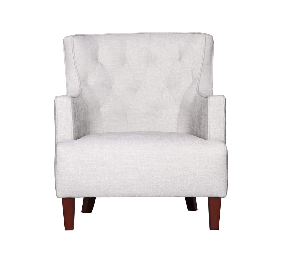 Amazon Brand – Stone & Beam Decatur Modern Tufted Wingback Living Room Accent Chair, 32.3"W, Optical
