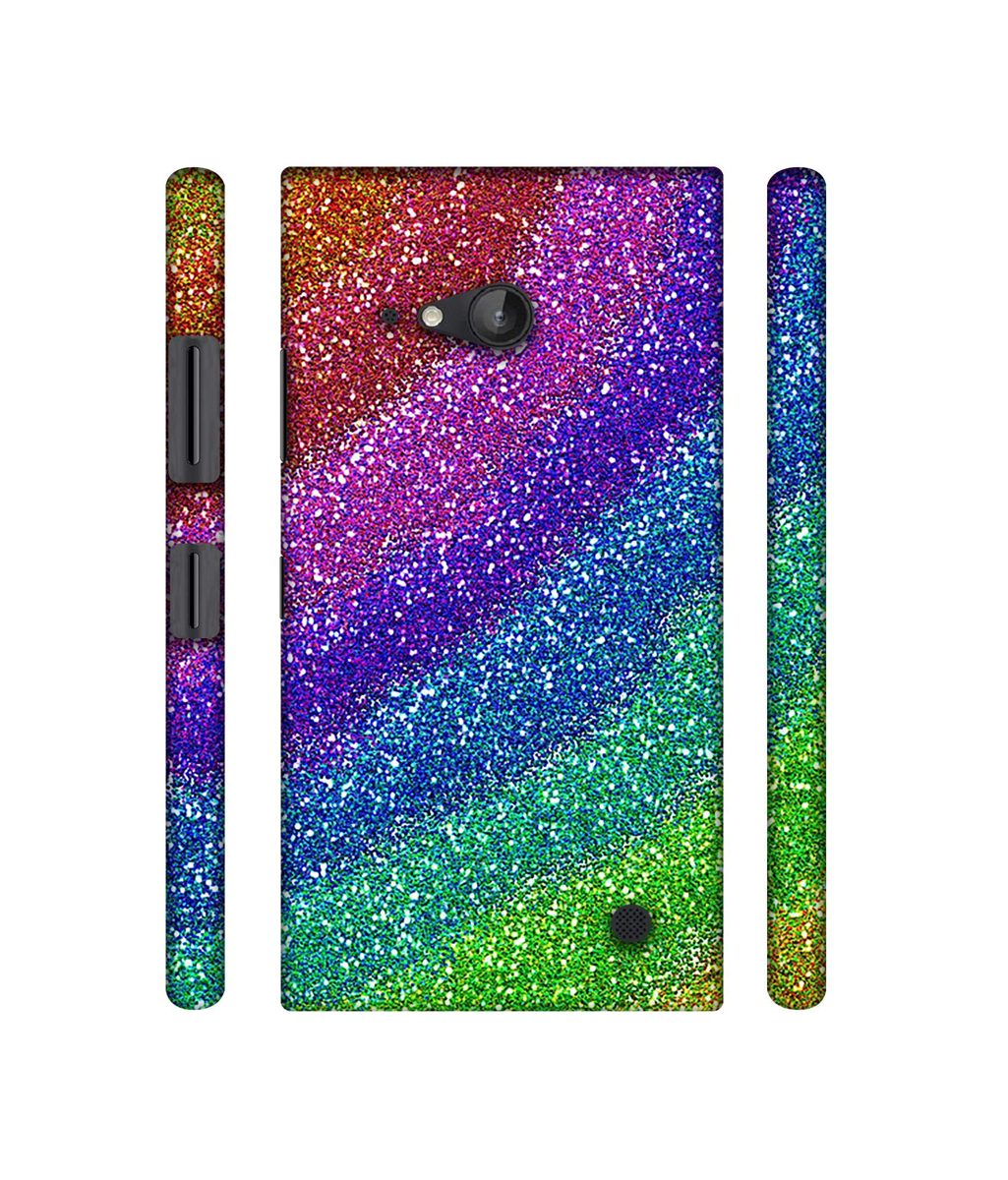Amazon Brand - Solimo Designer Multicolor Sparkle 3D Printed Hard Back Case Mobile Cover for Nokia Lumia 730
