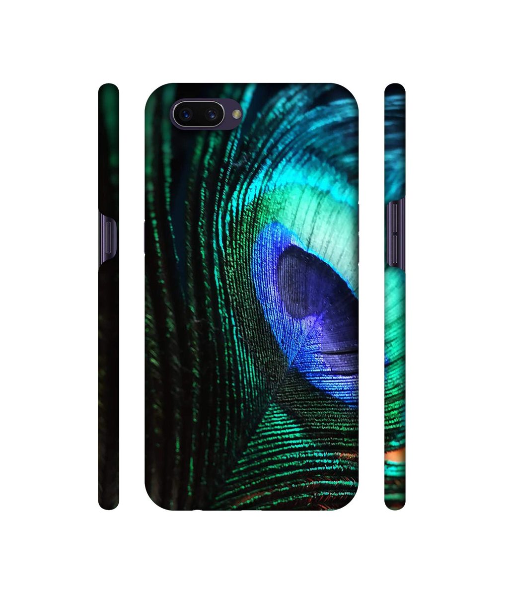 Amazon Brand - Solimo Designer Peacock Feather 3D Printed Hard Back Case Mobile Cover for Realme C1