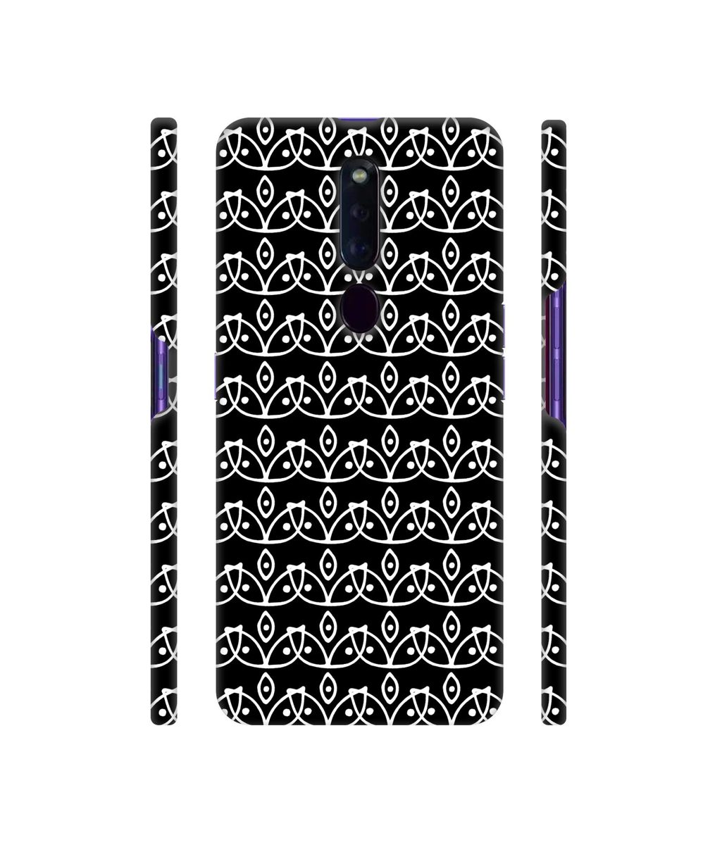 Amazon Brand - Solimo Designer White Flowers Pattern 3D Printed Hard Back Case Mobile Cover for Oppo F11 Pro