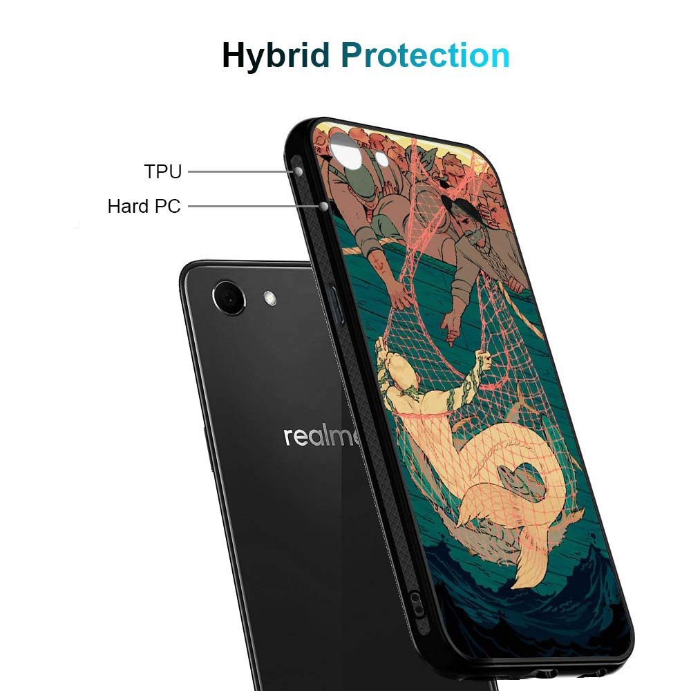 Amazon Brand - Solimo Designer Mermaid Printed Hard Back Case Mobile Cover forRealMe 1 (D1264)