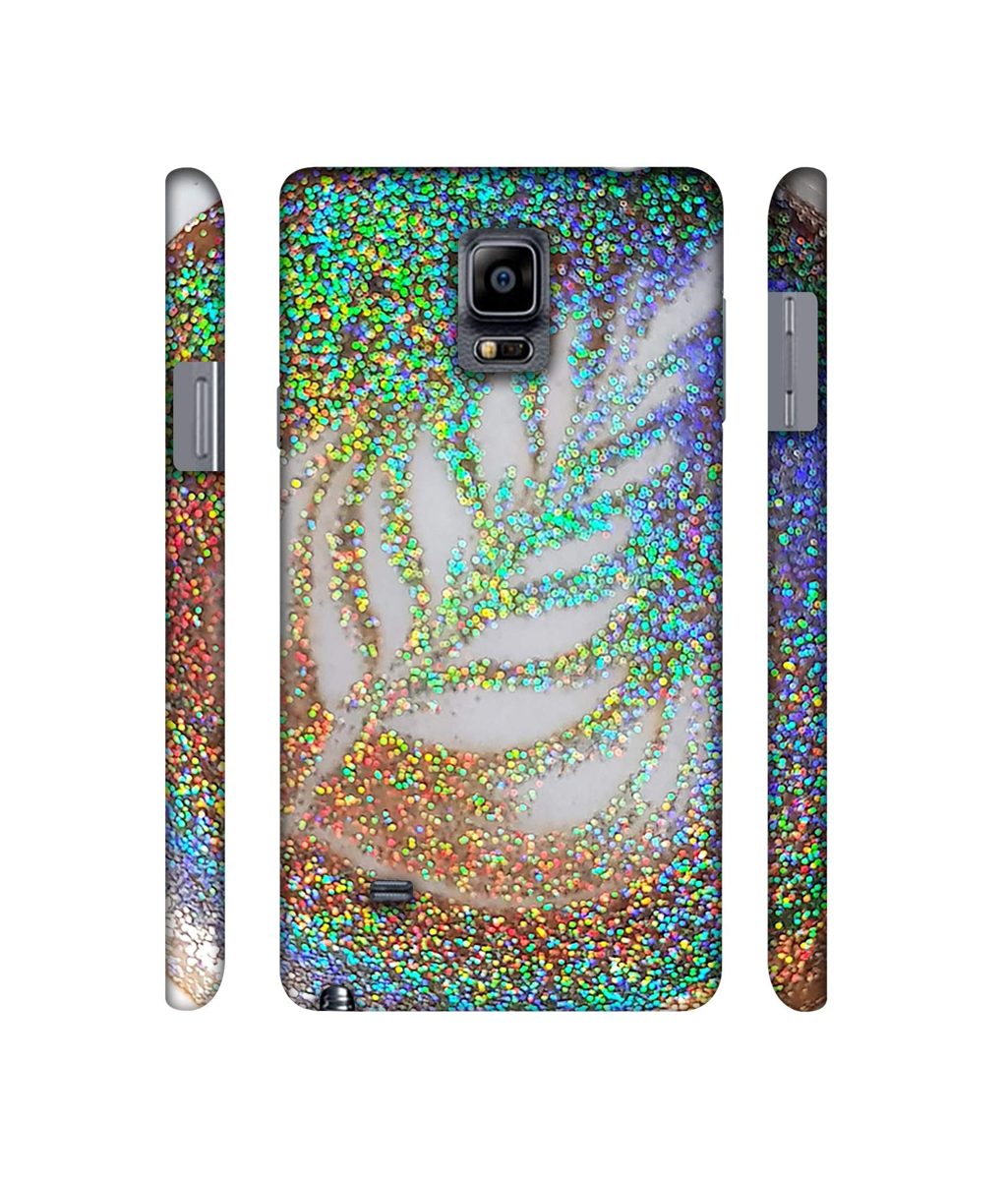 Amazon Brand - Solimo Designer Sparkle Coffee 3D Printed Hard Back Case Mobile Cover for Samsung Galaxy Note 4