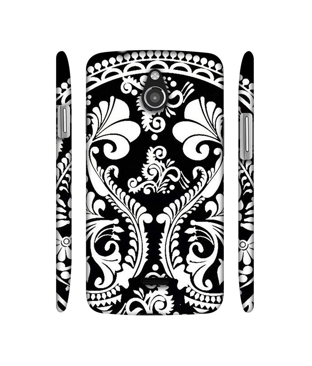 Amazon Brand - Solimo Designer Round White Rangoli 3D Printed Hard Back Case Mobile Cover for InFocus M2