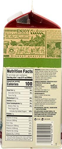 365 Everyday Value, Organic Soymilk Original, 64 fl oz