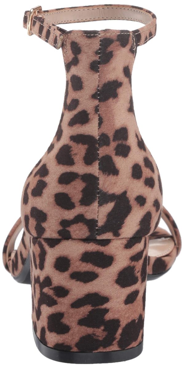 Amazon Essentials Women's Nola Heeled Sandal, Leopard, 6.5 B US