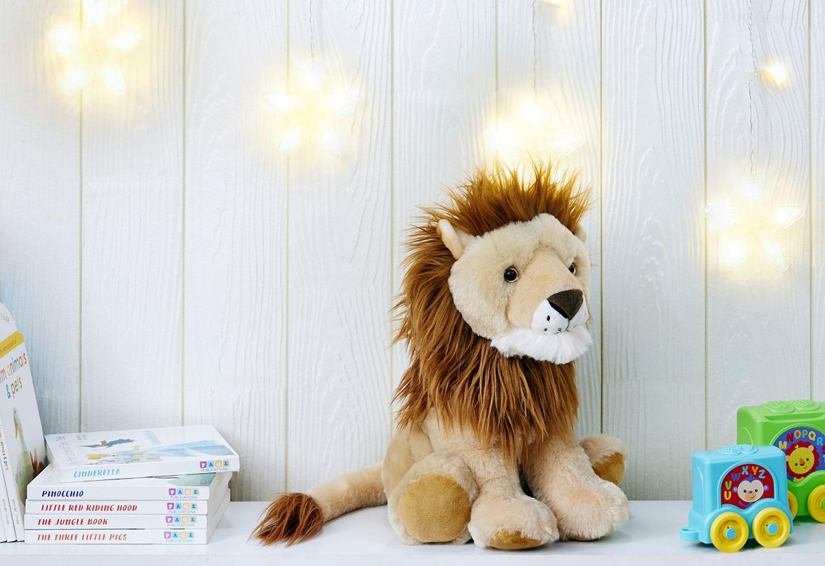 Amazon Brand - Jam and Honey 12" (30cm) Wild Onez Lion