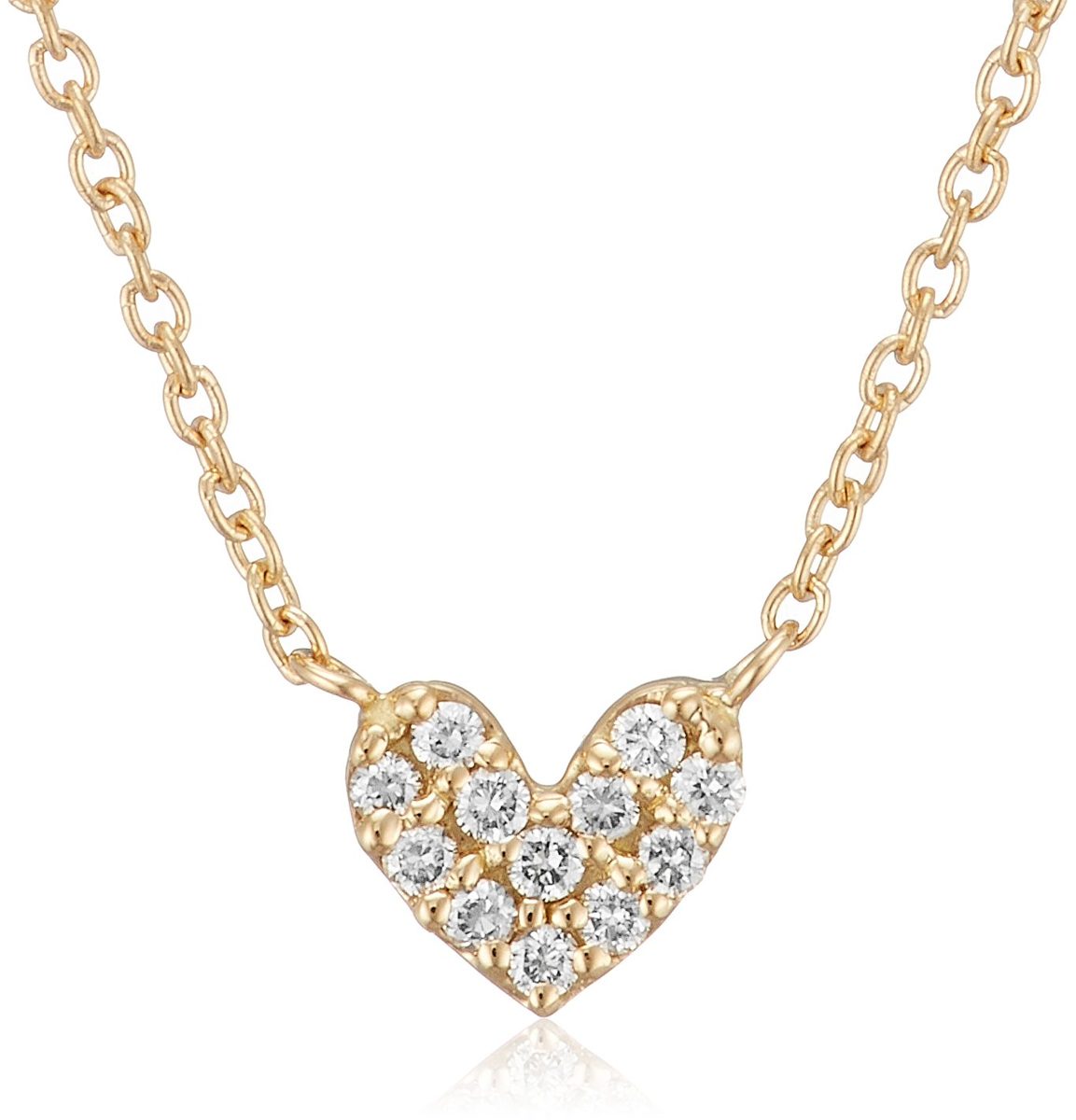 [An AJC Collection] an AJC Collection Diamond K Yellow Gold Heart Motif paヴxenekkuresu 0344 – 0778 – 0012 – 0000