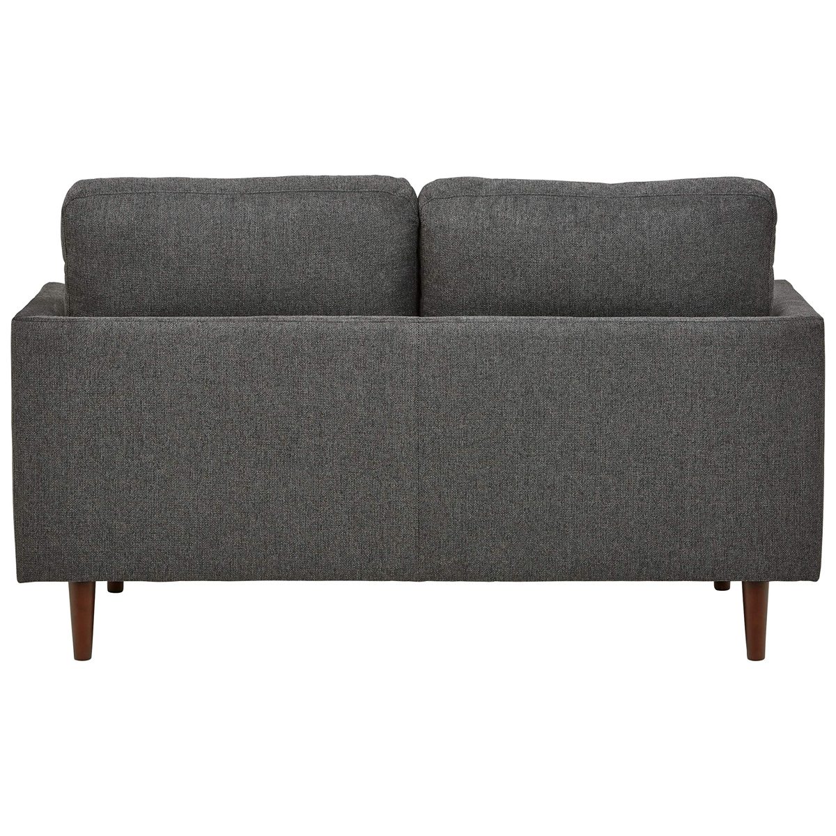 Amazon Brand – Rivet Goodwin Modern Loveseat Sofa, 61.8"W, Charcoal Grey