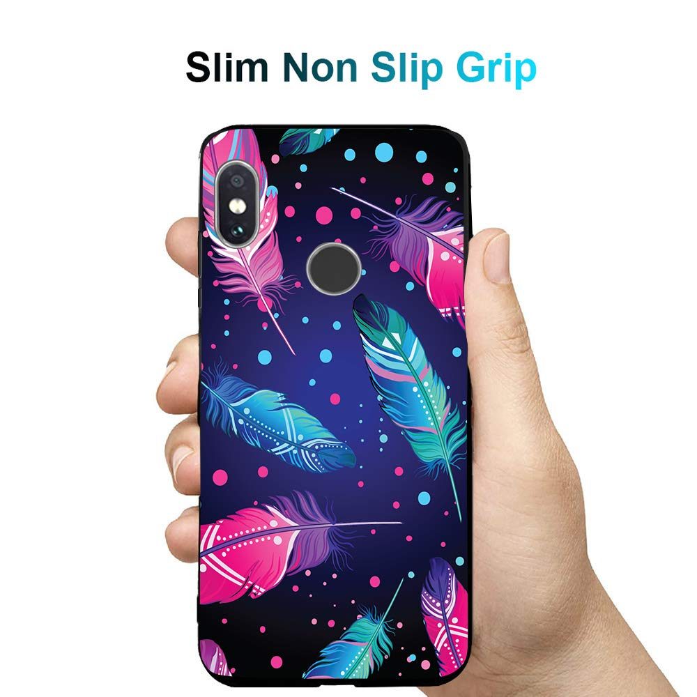 Amazon Brand - Solimo Designer Feather Printed Hard Back Case Mobile Cover for Redmi Note 5 Pro