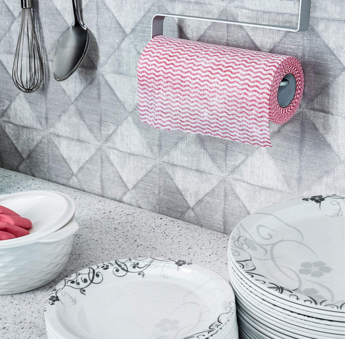 Amazon Brand - Presto! Non-Woven Kitchen Towel Roll - 80 Pulls