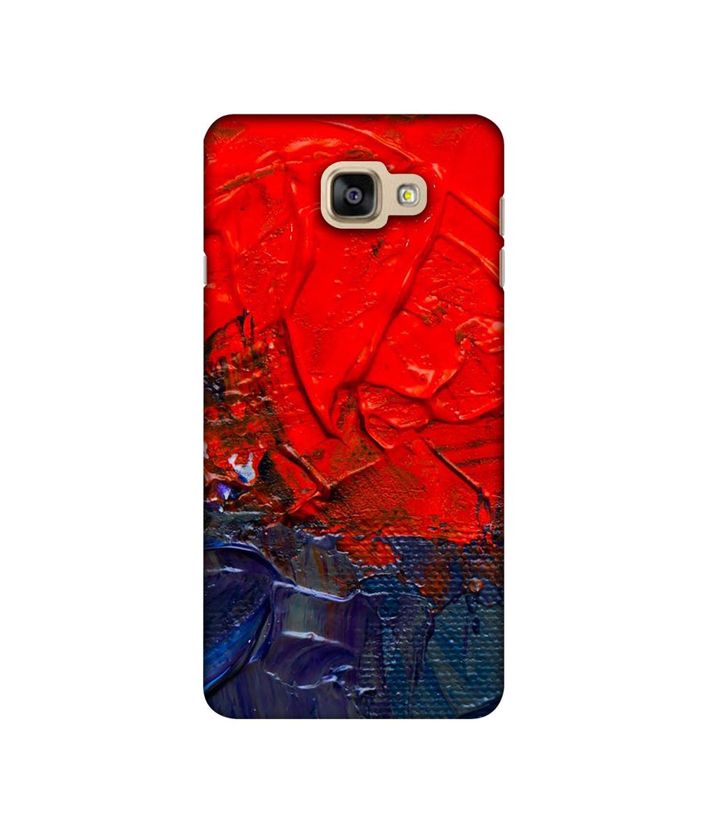 Amazon Brand - Solimo Designer Red Wax Color 3D Printed Hard Back Case Mobile Cover for Samsung Galaxy A9 Pro