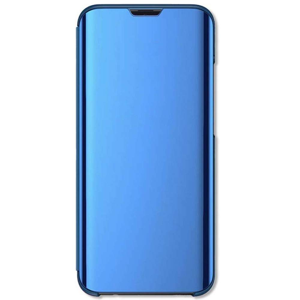Amazon Brand - Solimo Protective Clear View flip Cover for Samsung Galaxy A50 (Blue)
