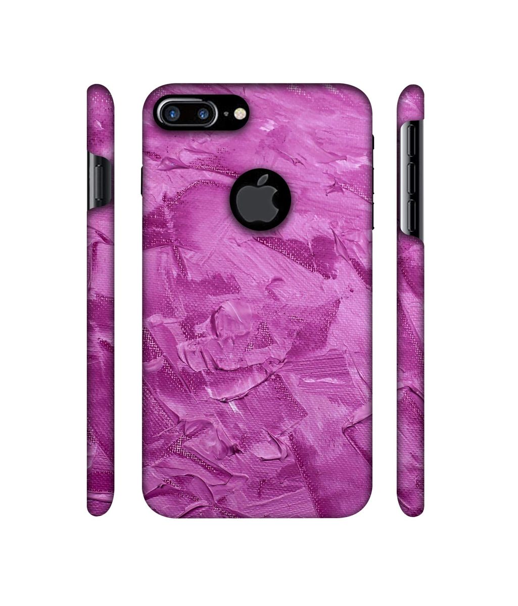 Amazon Brand - Solimo Designer Pink Paint 3D Printed Hard Back Case Mobile Cover for Apple iPhone 7 Plus (Logo Cut)
