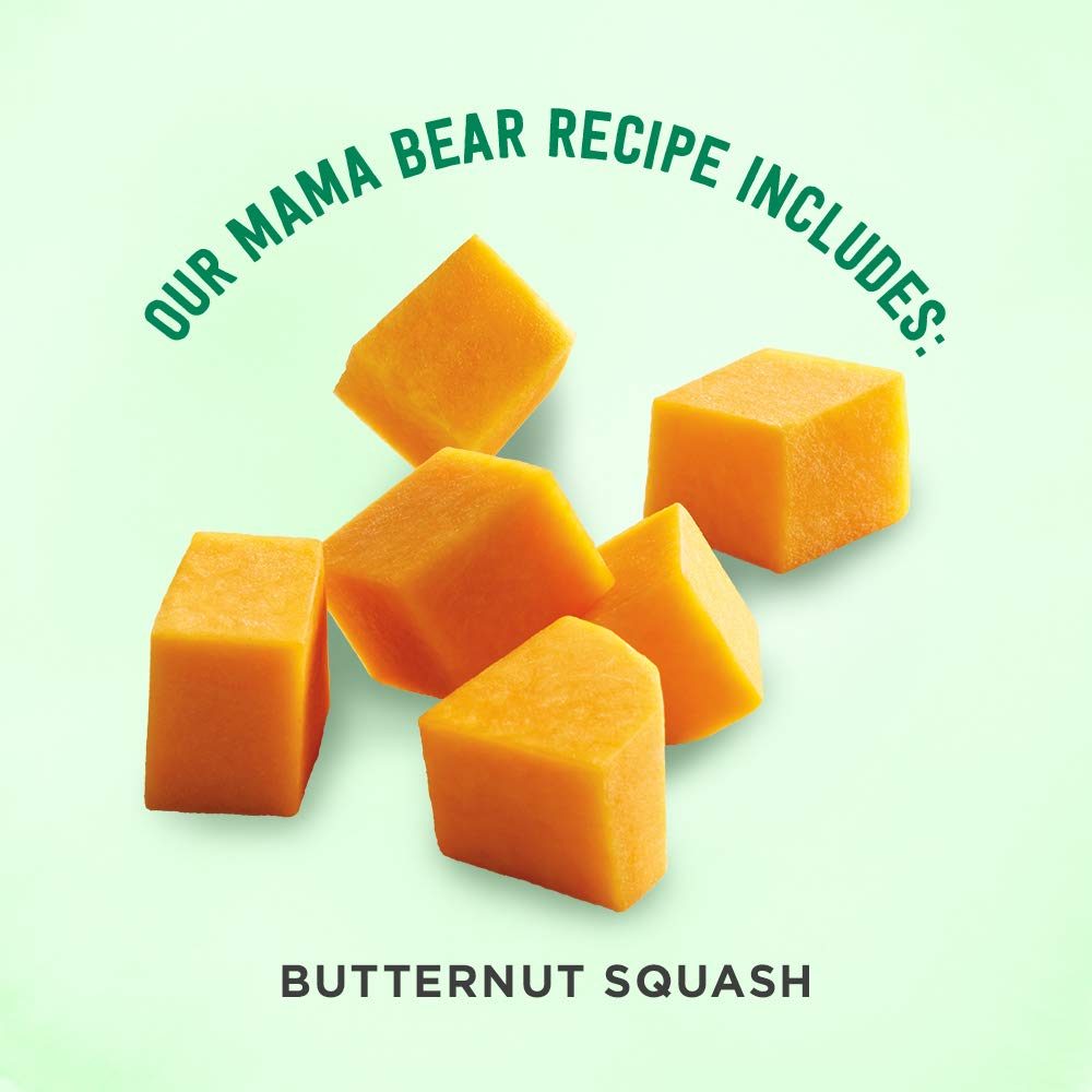 Amazon Brand - Mama Bear Organic Baby Food, Butternut Squash, 4 Ounce Tub, Pack of 12